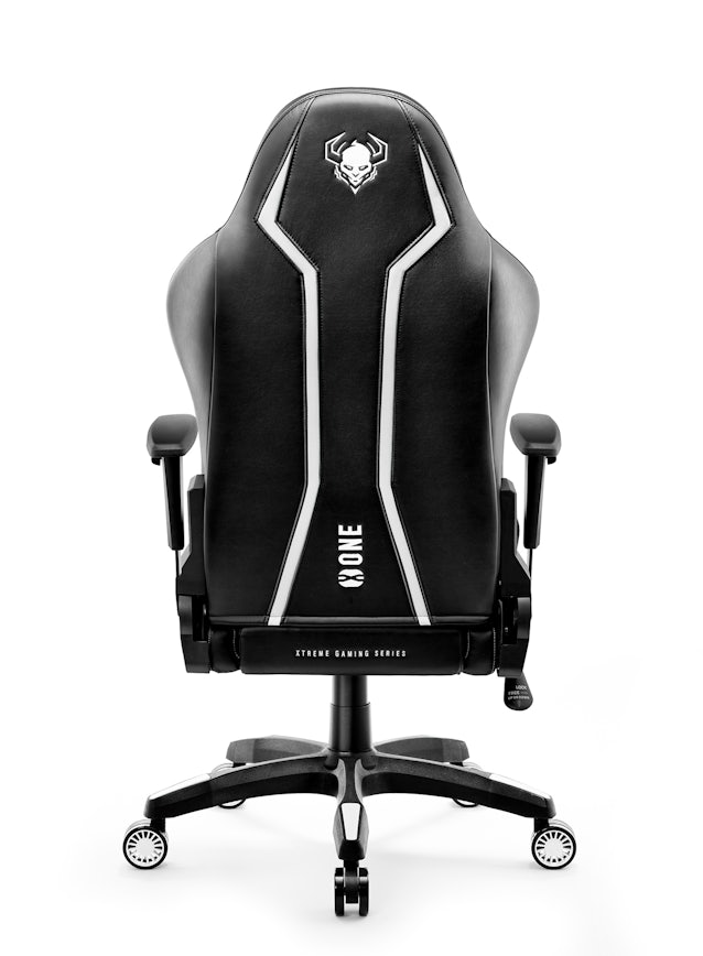 Ігрове комп'ютерне крісло Diablo X-One 2.0 Normal Size: чорно-біле