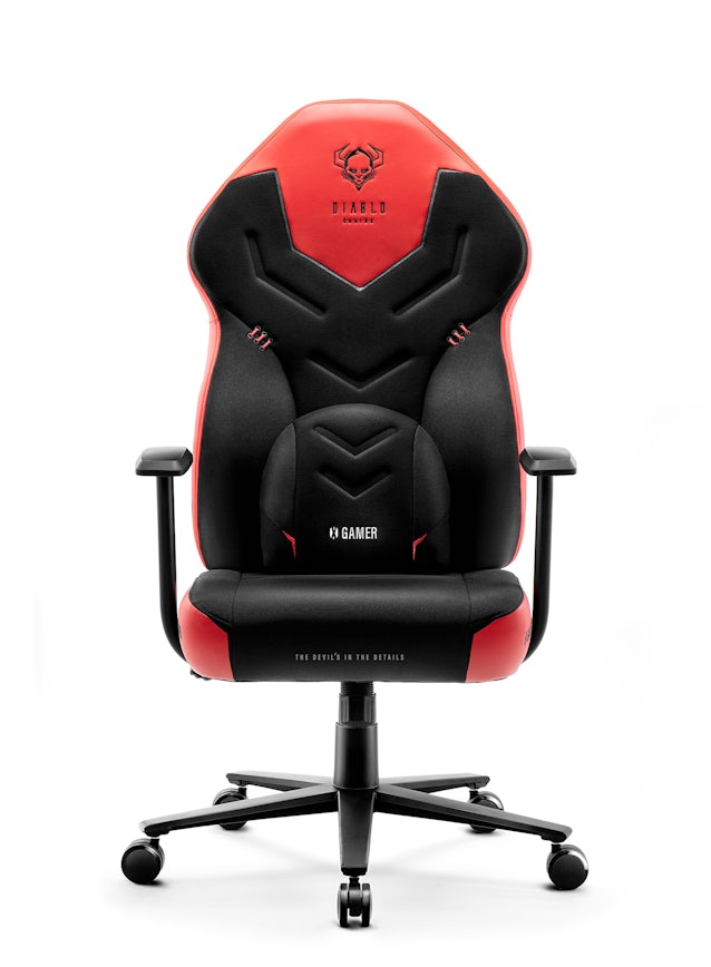 Chaise de gaming Diablo X-Gamer 2.0 Taille Normale: Rouge foncé
