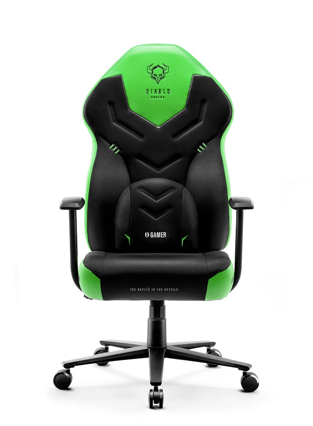 Chaise de gaming Diablo X-Gamer 2.0 Taille Normale: Green emerald