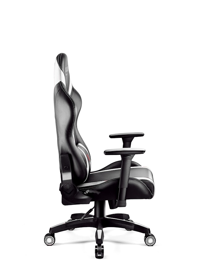 Fotel do biurka dla dziecka Diablo X-Horn 2.0 Kids Size czarno-biały
