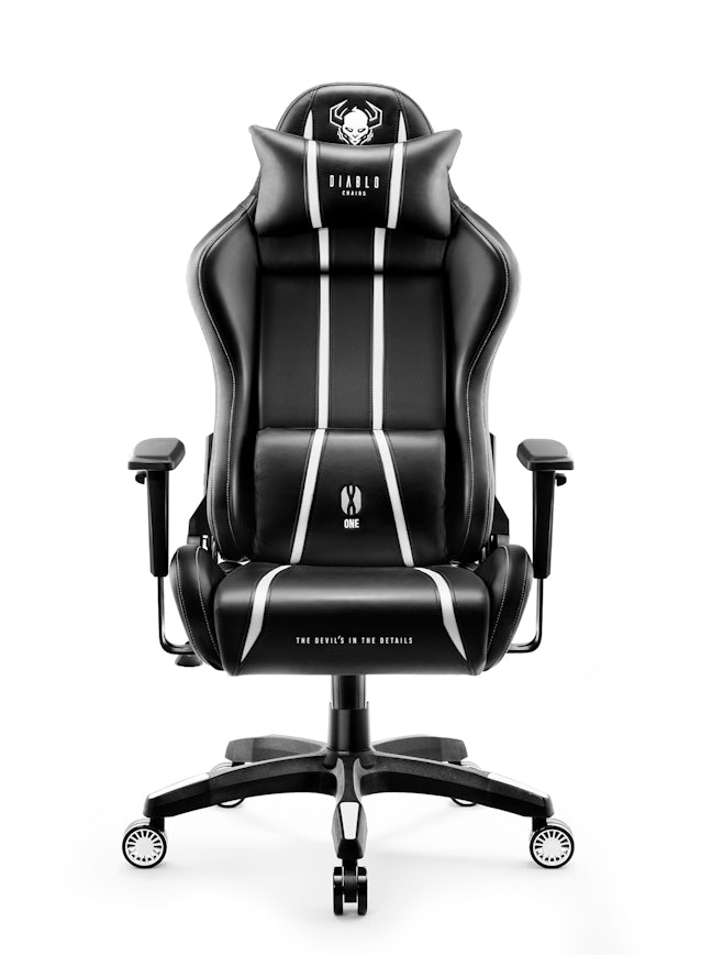 Gaming Stuhl Diablo X-One 2.0 Normal Size: Schwarz-Weiß