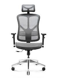 Fotel ergonomiczny DIABLO V-BASIC: czarno-szary
