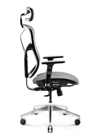Kancelárska ergonomická stolička DIABLO V-BASIC: čierno-šedá Diablochairs