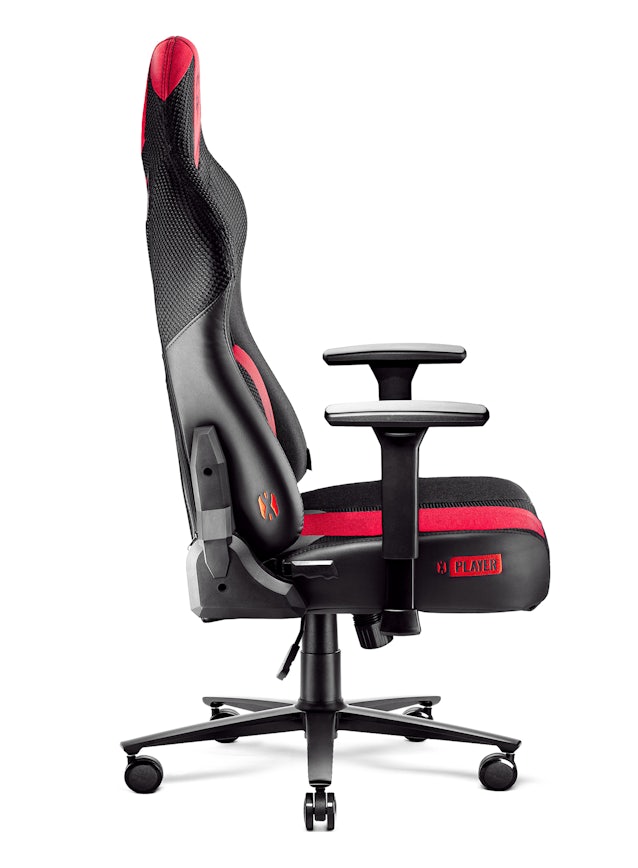 Gaming Chair Diablo X-Player 2.0 Textile King Size: crimson-anthracite