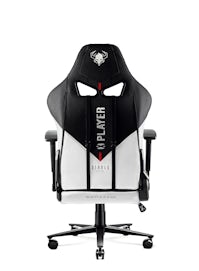 Diablo X-Player 2.0 szövet gamer szék gyerekeknek Kids Size: fehér-fekete Diablochairs
