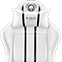 Ігрове Комп'ютерне Крісло Diablo X-One 2.0 Normal Size: Біло-Чорне 