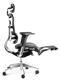 Fotel ergonomiczny DIABLO V-MASTER: czarno-szary
