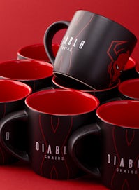Hrnek Diablo Chairs černo/červená