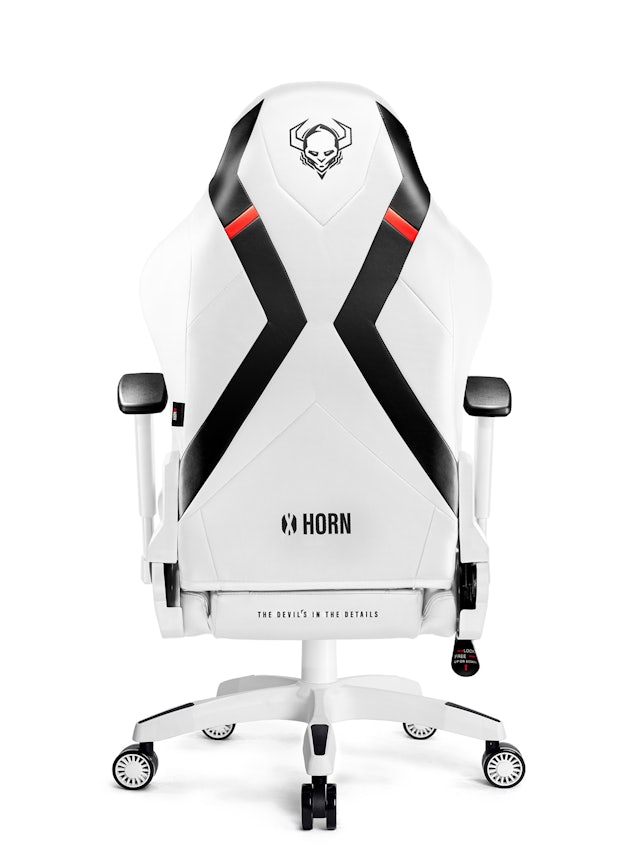 Fotel gamingowy Diablo X-Horn 2.0 biało-czarny L / Raty 0%