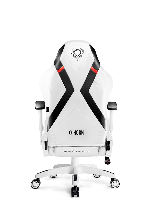 Dětská herní židle Diablo X-Horn 2.0 Kids size: bílo-černá Diablochairs