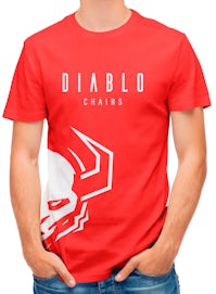 Koszulka Diablo Chairs: czerwona