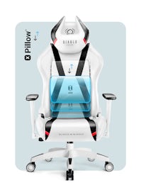 Gaming Chair Diablo X-Horn 2.0 Normal Size: white-black