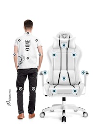 Diablo X-One 2.0 gamer szék Normal Size: Fehér-fekete Diablochairs
