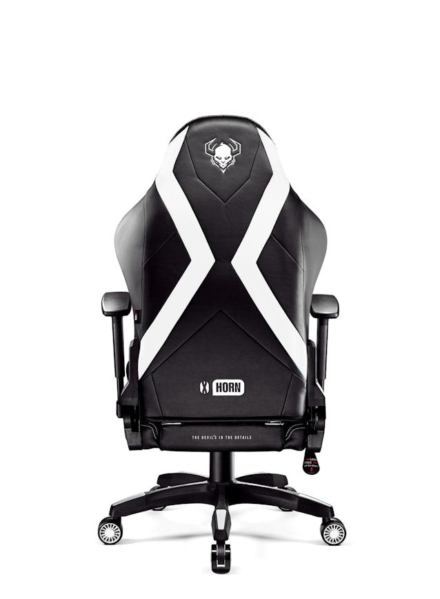 Diablo X-Horn 2.0 forgatható gamer szék gyerekeknek Kids Size: Fekete-fehér Diablochairs