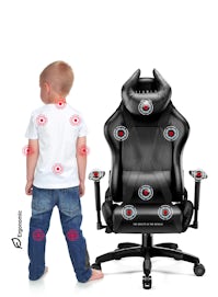 Fotel do biurka dla dziecka Diablo X-Horn 2.0 Kids Size czarny