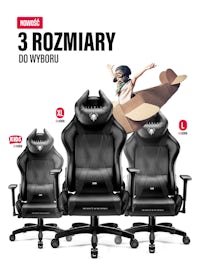 Fotel gamingowy Diablo X-Horn 2.0 Normal Size: Czarny