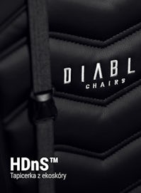 Ігрове комп'ютерне крісло Diablo X-Ray Normal Size; чорно-сіре