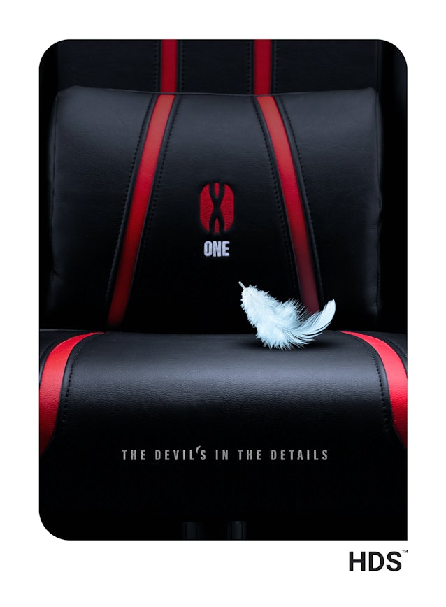 Chaise pour Enfants Diablo X-One 2.0 Taille Kids: Noire-Rouge
