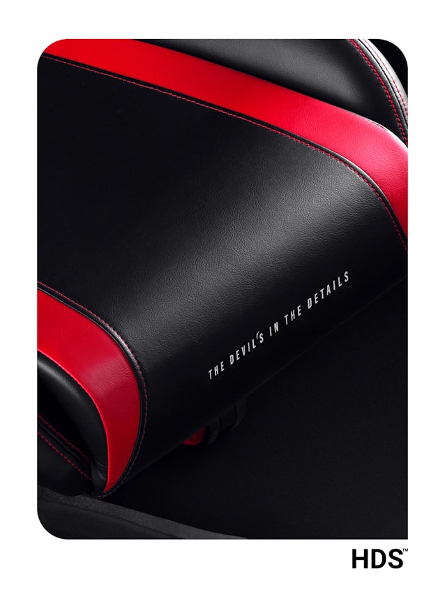 Silla gaming Diablo X-Horn 2.0 Normal Size: Negro y rojo