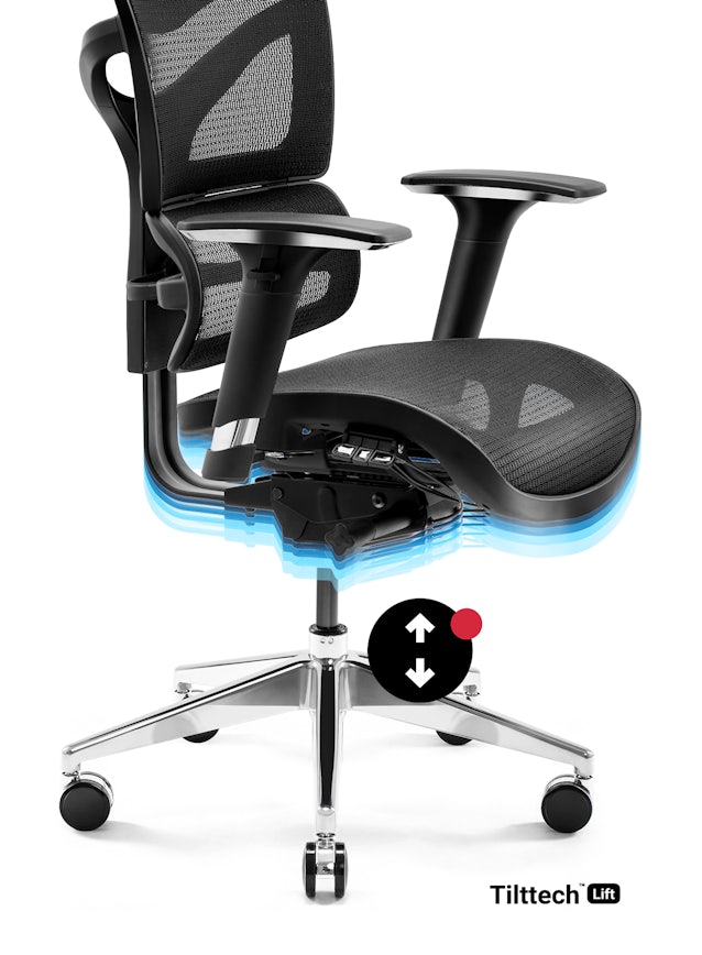 Kancelárska ergonomická stolička Diablo V-Commander čierna Diablochairs