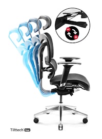 Kancelárska ergonomická stolička Diablo V-Commander čierna Diablochairs