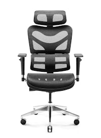 Fotel ergonomiczny DIABLO V-COMMANDER : czarno-czarny 
