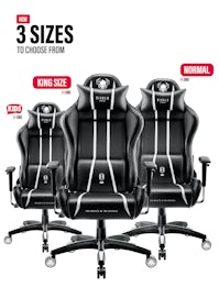 Gaming Chair Diablo X-One 2.0 Normal Size: black-white