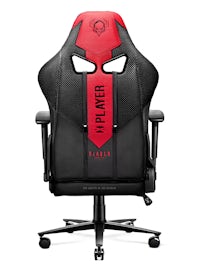 Ігрове комп'ютерне крісло з тканини Diablo X-Player 2.0 King Size: малиновий-антрацит