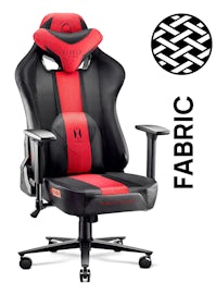 Gaming Chair Diablo X-Player 2.0 Textile King Size: crimson-anthracite