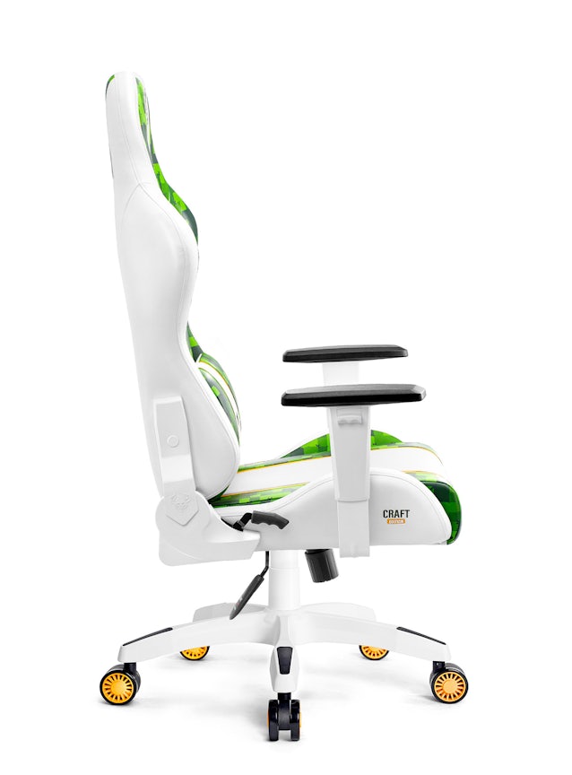 Herní židle Diablo X-One Craft Normal Size: Bílo-zelená Diablochairs
