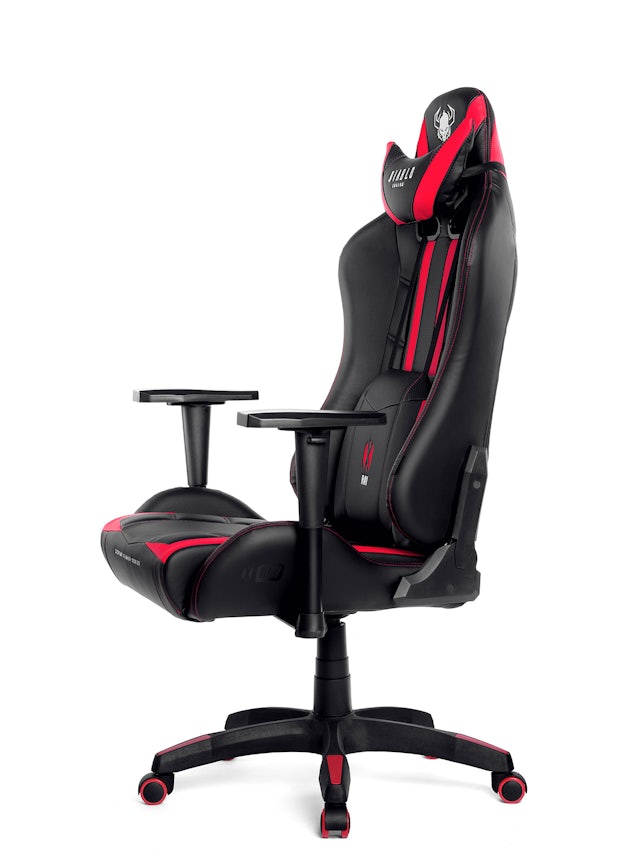 Chaise de gaming Diablo X-Ray Taille Normale: Noire-Rouge