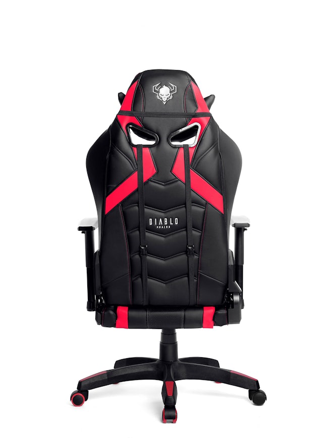 Chaise de gaming Diablo X-Ray Taille Normale: Noire-Rouge