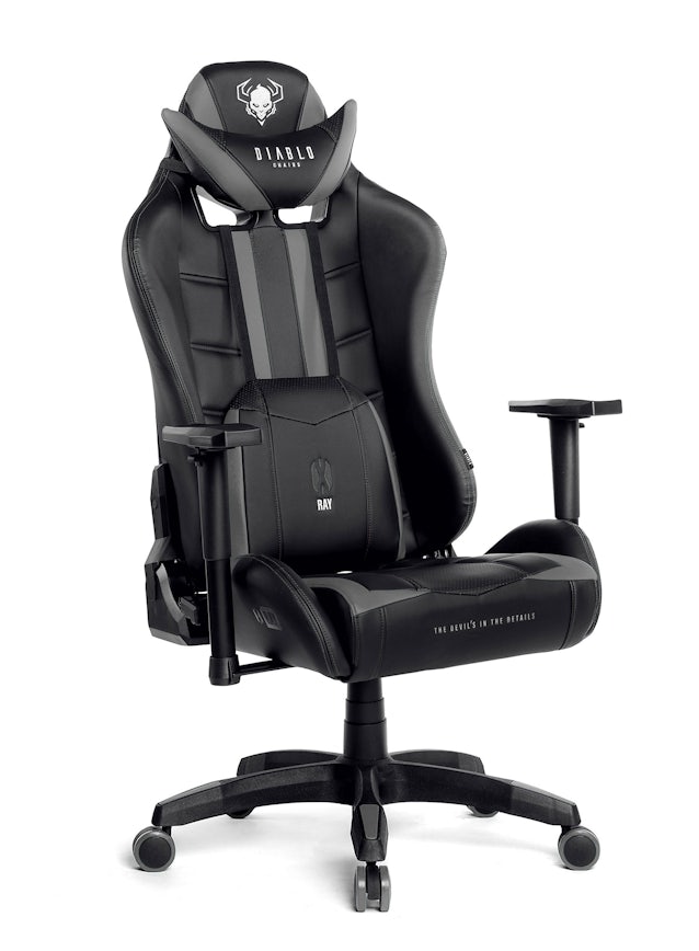Herní židle Diablo X-Ray King Size: černo-šedá Diablochairs