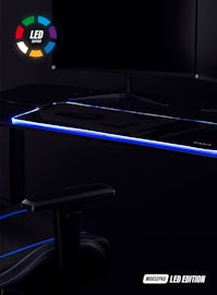 Gaming Mauspad Diablo Chairs LED EDITION