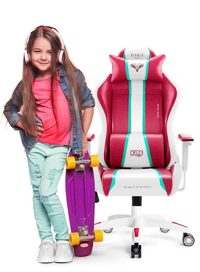 Дитяче комп'ютерне крісло Diablo X-One 2.0 Kids Size; Candy Rose 