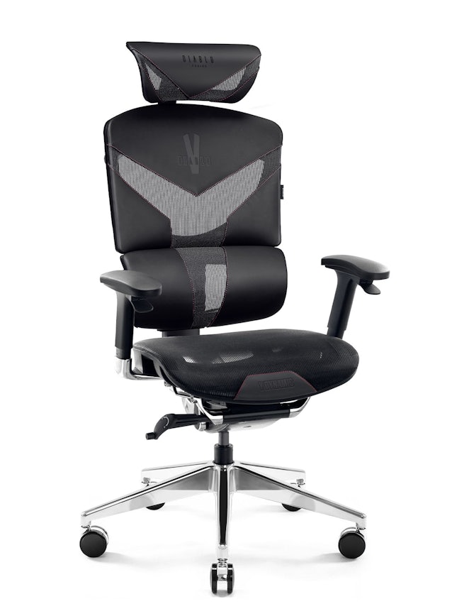 Kancelárska ergonomická stolička DIABLO V-DYNAMIC: antracitová Diablochairs