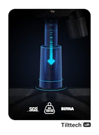 Fotel gamingowy Diablo X-Horn 2.0 Normal Size: Czarno-niebieski