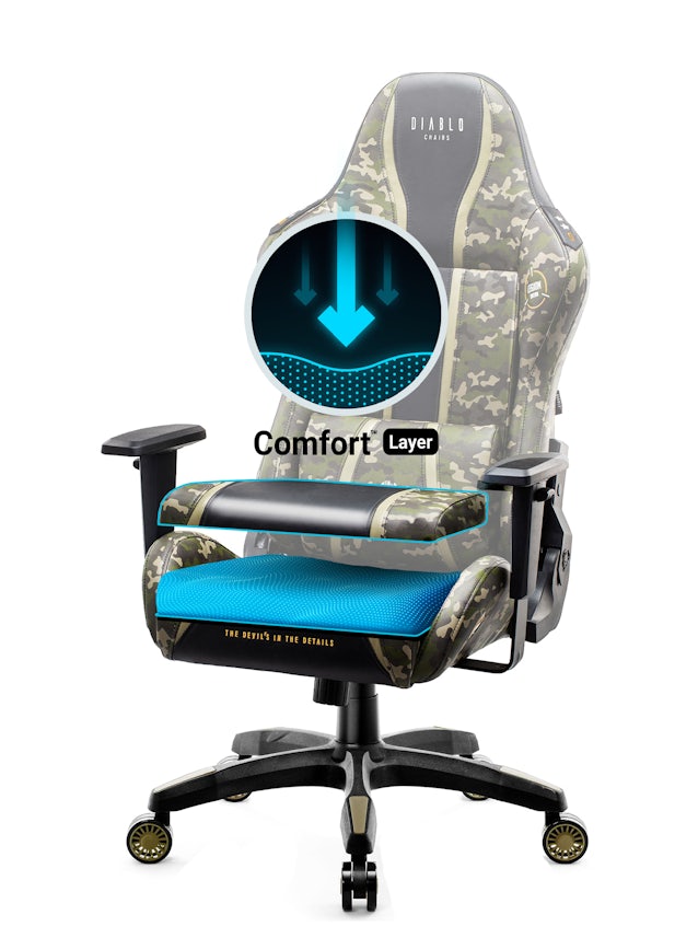 Chaise de gaming Diablo X-One 2.0 Taille Normale: Legion