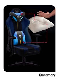 Diablo X-Player 2.0 szövet gamer szék Normal Size: Frost black / fekete Diablochairs