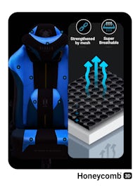 Látková herní židle Diablo X-Player 2.0 King Size: Frost black/černá Diablochairs