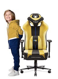 Krzesło do biurka dla dziecka Diablo X-Player 2.0 Dark Sunflower Kids Size