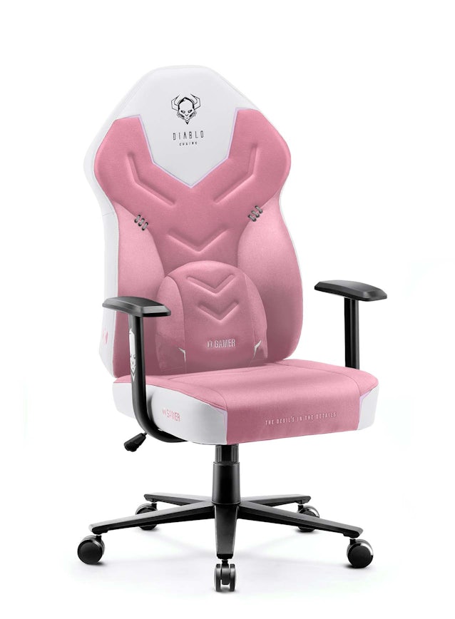 Ігрове комп'ютерне крісло Diablo X-Gamer 2.0 Normal Size: Marshmallow Pink