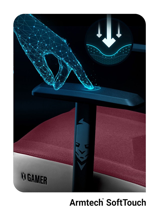 Scaun de gaming din material Diablo X-Gamer: Marshmallow Pink,Roz Diablochairs