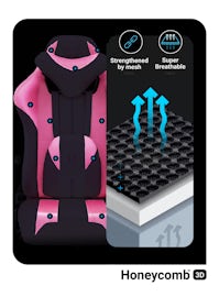 Gaming Stuhl Diablo X-Player 2.0 mit Stoffbezug Normal Size: Marshmallow Pink