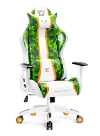 Chaise de gaming Diablo X-One 2.0 Craft; Taille King; Blanche-Verte