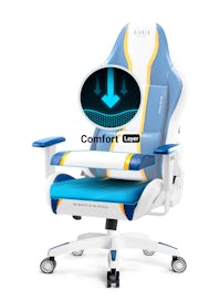 Ігрове комп'ютерне крісло Diablo X-One 2.0 King Size: Aqua Blue
