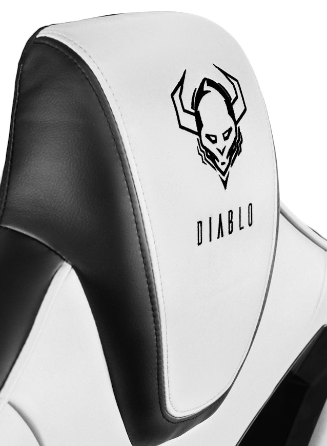 Gaming Chair Diablo X-Fighter Normal Size: black-white