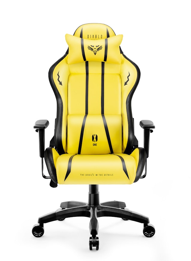Ігрове комп'ютерне крісло Diablo X-One 2.0 Normal Size: Electric Yellow