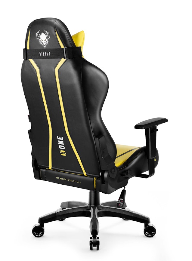 Herní židle Diablo X-One 2.0 Normal Size: Electric Yellow / žlutá Diablochai