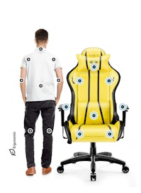 Gaming Chair Diablo X-One 2.0 King Size: Electric Yellow